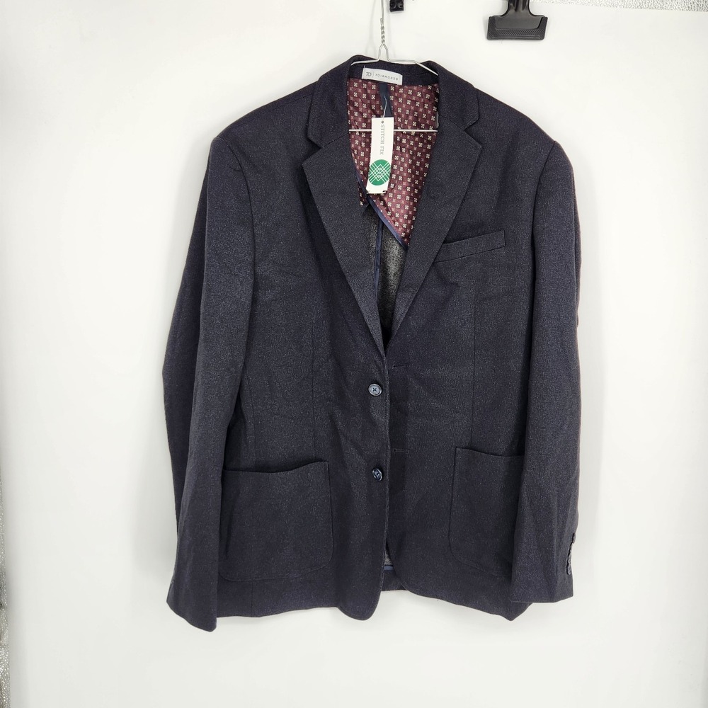 7 Diamonds Men's Blue Large Gatsby Blazer NWOT